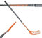 FAT PIPE Floorball Schläger Unihockey Stock 'Zack 33 Bone ORANGE' - IFF Zertifiziert (Rechte Hand Oben (Linksauslage), Schaftlänge 92 cm (Gesamtlänge 102 cm))