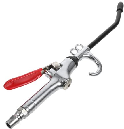 FELTECHELECTR Aluminiumlegierung Luftgebläse Aufsatz Hochdruck Düse Für Kompressor Multifunktionale Blaspistole Autoinnenreinigung Ergonomisches Design Überhitzungsschutz