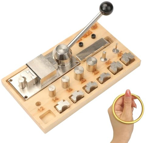 Générique Cintreur d'Anneaux, Machine À Cintrer Les Anneaux, Machine Réglable d'Étirage et de Réduction pour Façonnage de Boucles en Fil Métallique et Travail de l'Argent