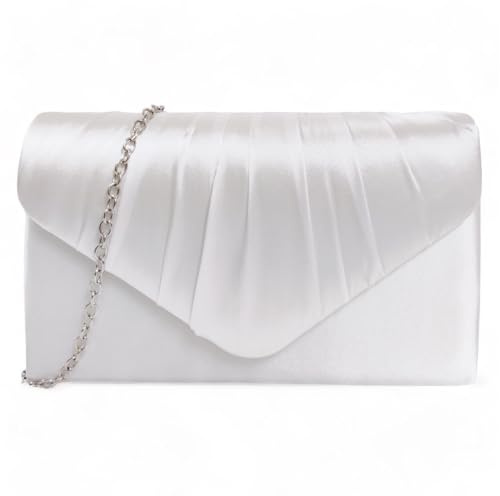 fi9® LADIES SATIN PARTY PROM BRIDAL EVENING CLUTCH HAND BAG PURSE HANDBAG