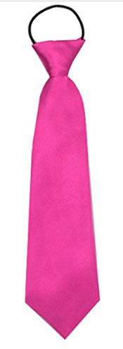 WS Kinder Krawatte Kinderkrawatte Taufe Hochzeit festlich Einschulung (pink)