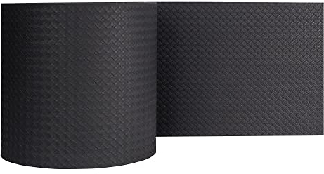 FORTENA Zaun Sichtschutzstreifen Polypropylen – 26 m lang, 19 cm hoch, Sichtschutzband mit Form Technorattan- in DREI Farben, optimaler Sichtschutz für Ihren Zaun (RAL 7016 (Anthrazit))