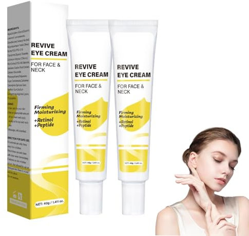 Crema Occhio,Crema Idratante, Liscio, Veloce Prodotti Per La Cura Della Pelle Per Le Donne,Riduce L'Aspetto Di Borse Sotto Gli Occhi, Occhielli Scuri E Gonfiore (2)