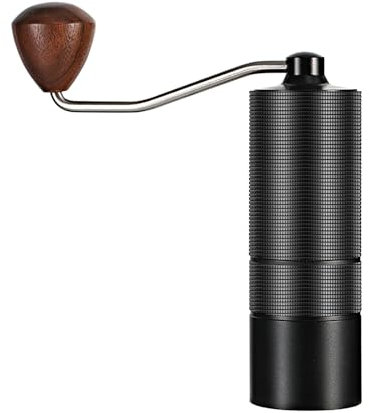 BOZHOUGG ® Manual Coffee Grinder with Adjustable Grinder Settings, Portable for Espresso and Travel, 6 Stars Stainless Steel Grinding Core, Good Grinding Feel, Gift for Coffee Lovers