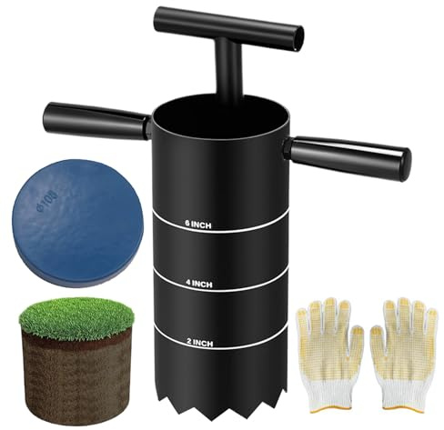 Golfhålsgrävare Avtagbart Handtag Gräspluggarverktyg