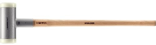 Supercraft Vorschlaghammer, mit schwingungsdämpfendem, ergonomisch geformtem und lackiertem Hickorystiel | D=100 mm / Gewicht=9300 g | 3366.110