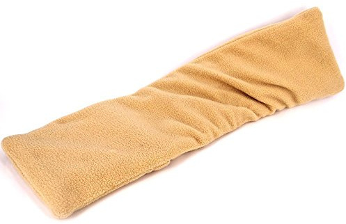 Eurotel Hot & Cold Buddy - Cuscino Termico con semi di lino al Microonde - 52 X 12 cm (Beige)