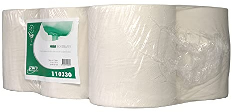 MTS Euro 110330 MIDI carta di pulizia, 1-layer riciclato, naturale
