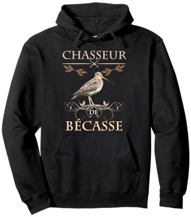 Bécasse, chasseur de bécasse gibier Cadeau original Homme Sweat à Capuche