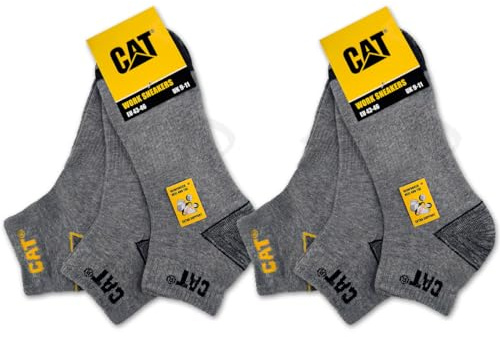 CAT Caterpillar 6 pares de zapatillas de trabajo WORK SNEAKERS de trabajo, calcetines en tallas 39-50
