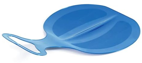 Kinder Poporutscher zum Rodeln - Kunststoff Rutschteller für die ganze Familie, Schlitten Schneerutscher – Leichter und robuster Schneerutscher für Kinder und Erwachsener