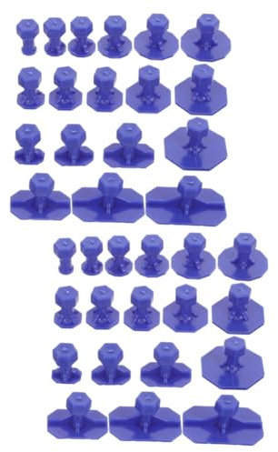 Alipis 2 Ensembles Outil De Réparation De Ventouse Kit De Débosselage De Voiture Suppression Petit Extracteur De Bosses Mini Extracteur De Bosses Trousse Petit Débosseleur Bleu Plastique