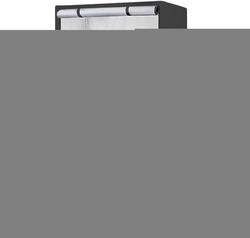 Housse d'étagère - Bâche pour étagères métalliques et étagères de rangement - Protection coupe-vent portable enroulable pour portes, armoires, garages, entrepôts, chambre à coucher