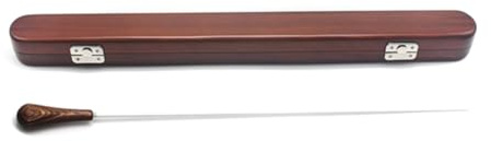 Buhdjfnke Estuche para Bastón de Dirección de Madera Cloud Mountain de Alta Gama, Caja de Bastón para Dirección de Música