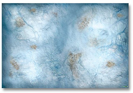 Ice Planet gaming mat (6Ft X 4Ft)