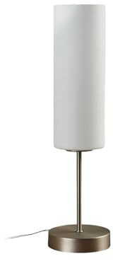 Lindby Tischlampe Felice (Modern) in Weiß aus Glas (1 flammig, E27) - Tischleuchte Schreibtischlampe Nachttischlampe Wohnzimmerleuchte