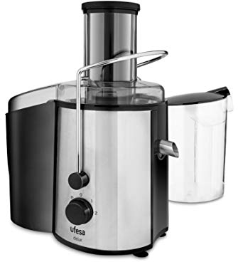 Ufesa LC5750 Delux - Licuadora, 1000W, con 2 velocidades + Turbo. Cuerpo Inox con gran entrada de 75mm y jarra de 1.25L. Capacidad de 1.5L.