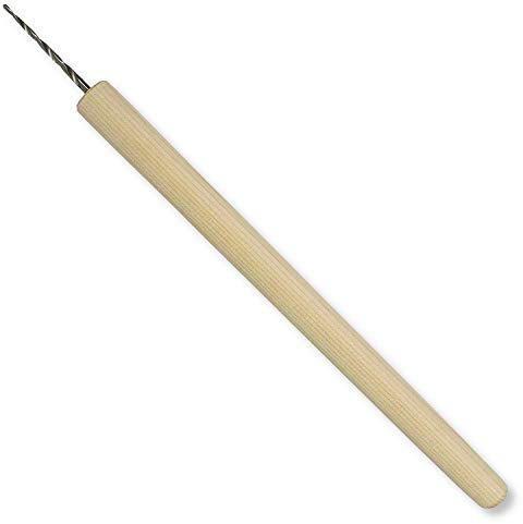 KAKURI Manual Hand Drill for Wood 1/8 Hole, Woodworking Awl Tool for Pilot Hole, Japanese Gimlet Tool KIRI, Japanese Steel Screw Blade (Tapered), Made in Japan