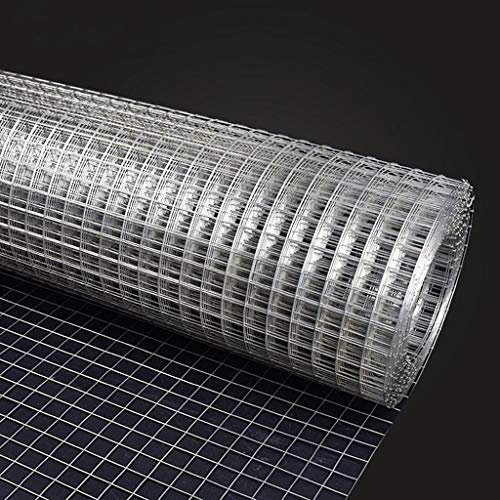 XBSXP Maschendrahtzäune, Edelstahl-Hardware aus verzinktem Stahl, geschweißtes Maschendraht-Hühnerdrahtzaun, Käfig, Siebnetz – 1 m Höhe (Size : 2m)