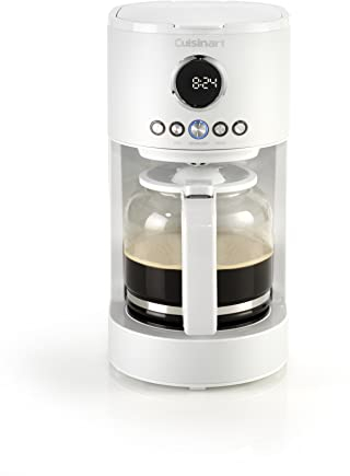 Cuisinart Cafetière filtre | Carafe de 1,8 l / 12 tasses, minuterie programmable 24 h, 40 min garder au chaud | Retrait par douche, passe au lave-vaisselle | Bouilloire et grille-pain assortis | Blanc