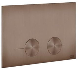 Placas de accionamiento Gessi 316 para Geberit Omega, 54615735, Color: PVD cepillado de cobre