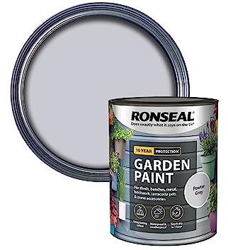 Ronseal Garden Paint Pewter Grey 750ml