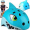 XUBX Skaterhelm Fahrradhelm Kinderhelm Radhelm Sporthelm, Kinderhelm 2 3 4 5 Jahr Jungen Mädchen, Mehrfarbig, Unisex Baby PVC Kinder-Fahrradhelm,50cm-54cm, Verstellbar Kinder Jugend Helm