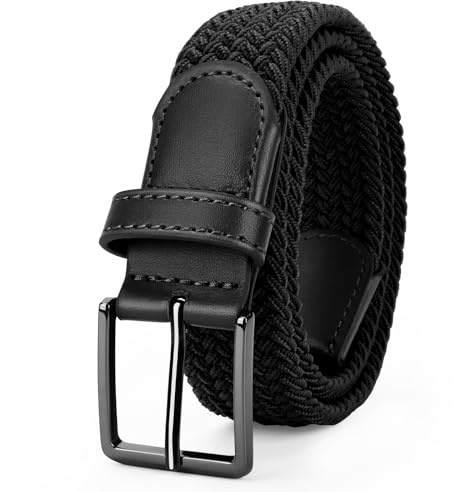 Ceinture élastique tressée extensible pour enfants pour le golf, ceinture de baseball pour jeunes garçons et filles de 1 de large.