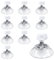 10 Stück Saugnapf Haken Mit Gewinde,Saugnäpfe für Fenster,Saugnäpfe Mit Gewinde,Saugknöpfe,Saugnapf Auto,Suction Cup,Saugnapf Klein für Sonnenschutz Auto für Glasplatten,Glas Saugnapf Fenster-Ø25mm