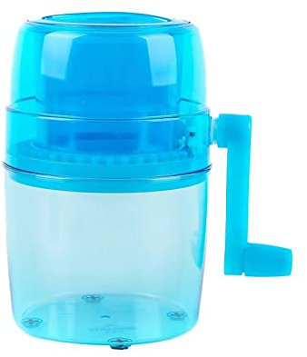 Tritaghiaccio manuale da 1,1 l, con lame in acciaio inox, per coni di neve, bevande fredde e cocktail, portatile, facile da pulire