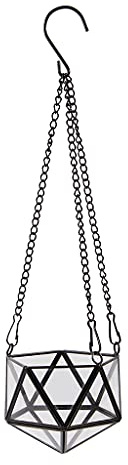 Hanging Glass Terrarium Geometric Shape Plant Holder Planter Flower Pot Geometric Plant Holder