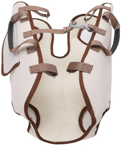 Luqeeg Adjustable Pet Lift Harness Breathable Pet Straps Sling Carrier with Leash Shoulder for Small Cats and Dogs Outing Widely Applicable for Walking Traveling, Lightweight (M)