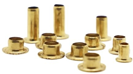 Rivets tubulaires GB876 M0.9 M1.3 .5 .7 M2 M3 M4 M5 M6, clous for circuits imprimés double face, rivets creux en cuivre lingli(3mm,M0.9 100pcs)