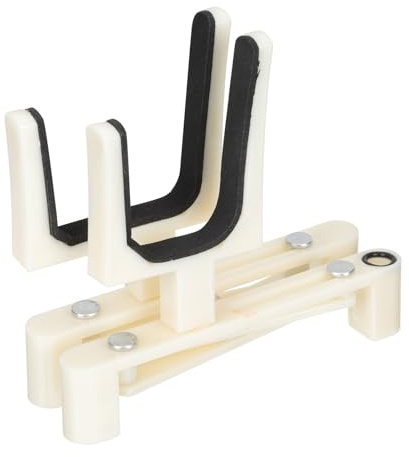 UTHCLO Soporte para Violín Profesional con Diseño y Soporte para Arco y Práctico para Violín Color Blanco