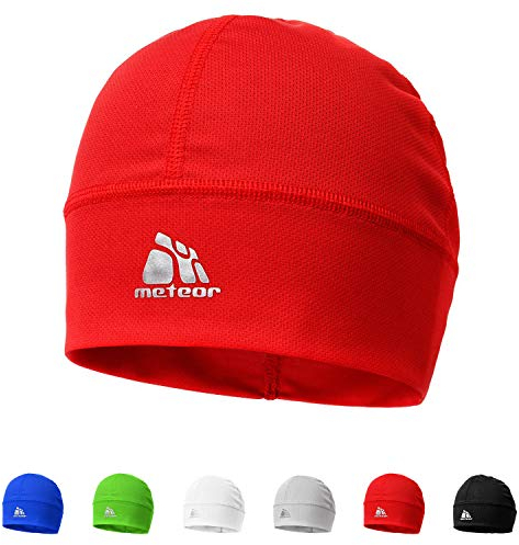 meteor Mütze unter Helm für Damen und Herren – Winddichte Skull Cap für Joggen Fahrradhelm Skifahren Snowboard