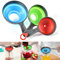 Canned Funnel Kitchen - Silicone Foldable 3-Piece Set, Large Wide Mouth, Suitable For Mason Jars, Jams And Spices, Small Funnels For Bottles