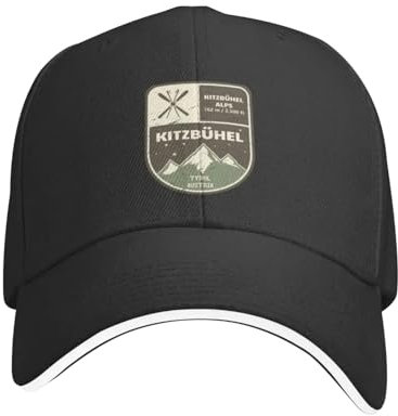 ENWIND Baseballmütze Kitzbühel Tirol Österreich Baseballkappe Visier Tee Hut Mann Damen Party Hut WanderHut Hut