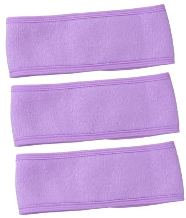 VALICLUD 3pièces Bandeau Pour Cheveux Bandeau De Bain Lot De Réglable Pour Maquillage Douche Pour Femmes Et Filles