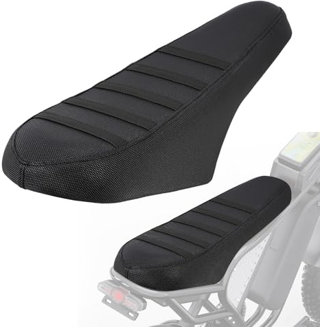BIUGERCN E-Bike Seat Cover Ebike Seat Cushion for Ridstar Q20 Q 20 Ouxi V8 Fat Bike 20x4.0 Fat Tire E-bike Black