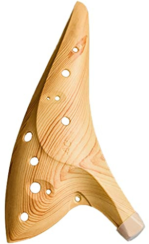 Ocarina contralto a 12 fori in resina effetto legno con tono AC, modellazione creativa di sottomarini