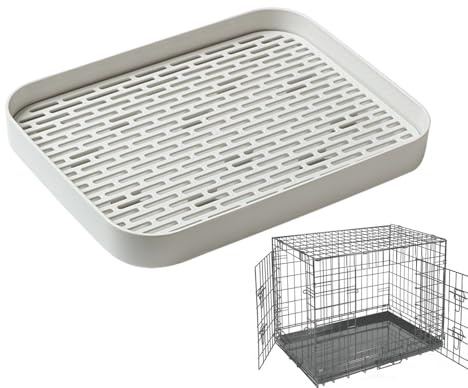 manhegari Bac À Litière pour Lapin avec Grille, Boîte De Cage Carrée De Toilette pour Lapins,Bac À Litière pour Animaux De Compagnie, Salle De Bain Hygiénique pour Petits Animaux