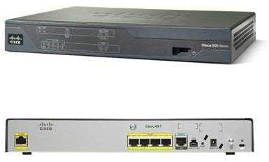 Cisco 881 G FE SEC Router Wireless con ADV IP (4-pin)