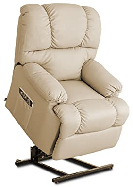 Astan Hogar Sillón Relax con Función Auto-Ayuda (Levanta Personas), Reclinación Eléctrica, Masaje Y Termoterapia, Modelo Automático Lift Up AH-AR10100AR