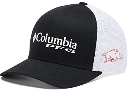 Columbia NCAA Herren Collegiate PFG Mesh Snap Back Ball Cap, Herren, Collegiate PFG Mesh Snap Back Ball Cap, Arche - Schwarz, Einheitsgröße