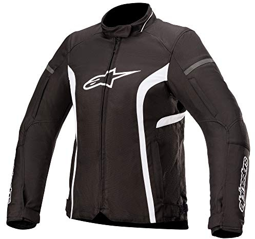 Alpinestars Stella T-Kira V2 wasserdichte Damen Motorrad Textiljacke (Black/White,M)