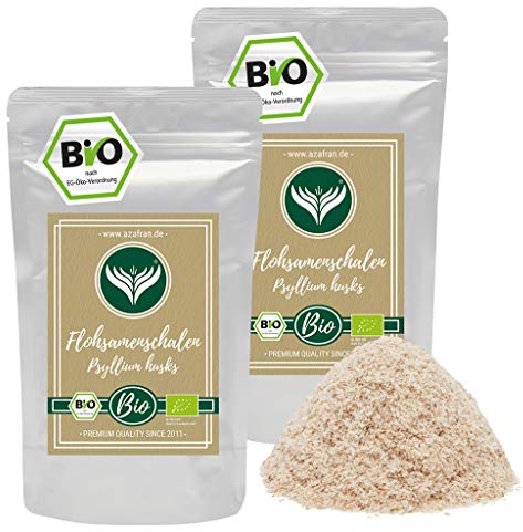 BIO Flohsamenschalen (Indisch) ganz - 99% Reinheit 500g