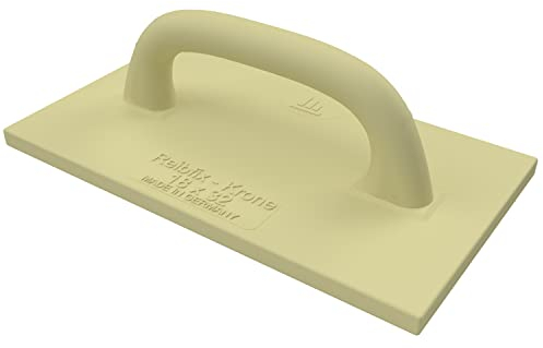 Kronen Hansa Reibfix-Krone PU-Reibebrett für Maurer und Fliesenleger (Kunststoffreibebrett zum Glätten, Reiben und Ausgleichen von Putzen, lange Lebensdauer, Stärke 15 mm, 320 x 180 mm)