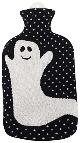 Wärmflasche mit Bezug Spooky Bettflasche Gummiwärmflasche Wärmflaschenbezug