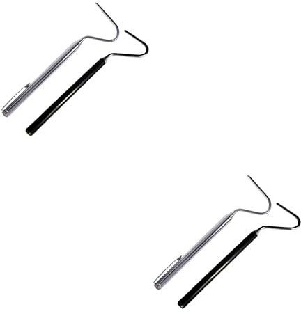 POPETPOP 4 Stück Reptilienzange Greifhaken Werkzeughaken schlangenhaken Schlangenfanghaken Zubehör zum Fangen von Reptilien Schlangenwerkzeug Tier Lieferungen Zubehör für Reptilien