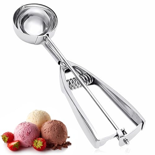 KGDUYC Porzionatori da Gelato,La Paletta per Gelato in Acciaio Inossidabile da 5 cm è Adatta per purè di Patate, polpette, Sorbetto, Frutta, Palline di Melone, Biscotti, ECC.